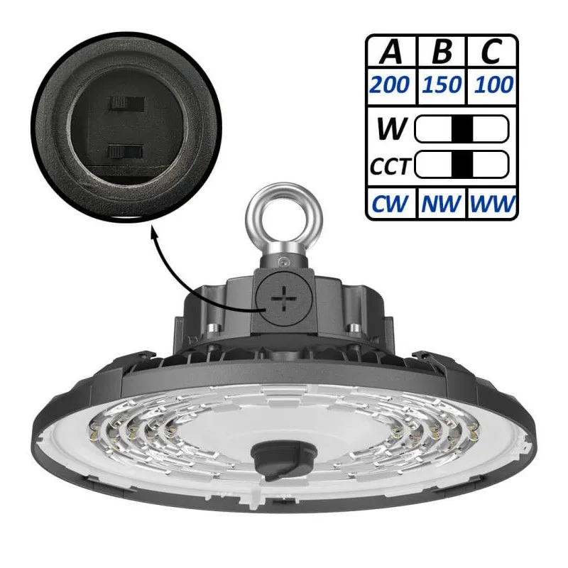 gamelle-cloche-industrielle-led-dimmable-dali-1-10v-cct-100w-150w-200w