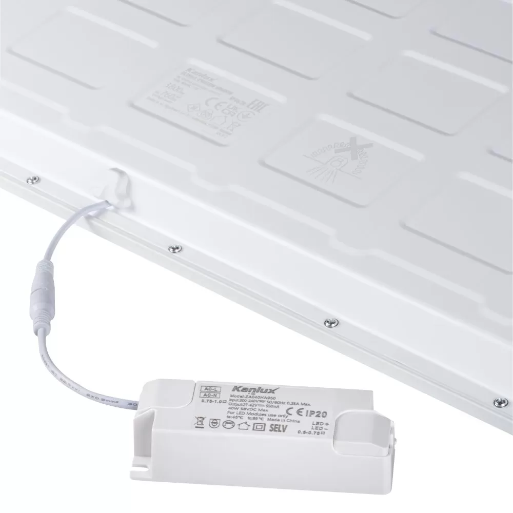 Panneau lumineux LED encastré BLINGO IPRN-38W-3800lm ip44