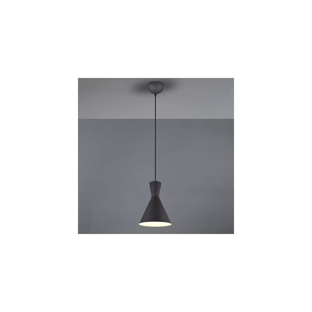 TRIO Suspension intérieur noir mat ENZO - Pas cher