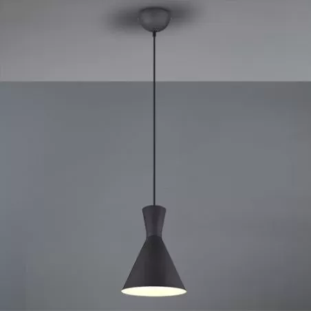 TRIO Suspension intérieur noir mat ENZO - Pas cher