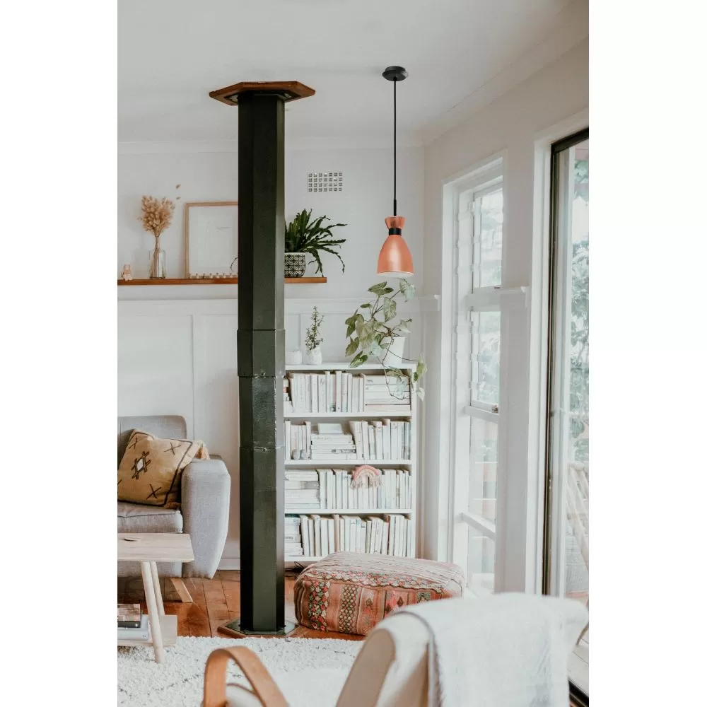 RETRO Lampe suspension cuivre