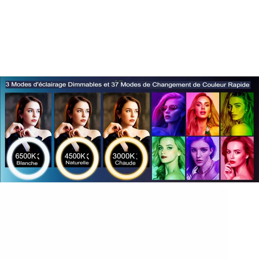 trepied-barre-led-rgbw-anneaux-selfie-video-support-smartphones