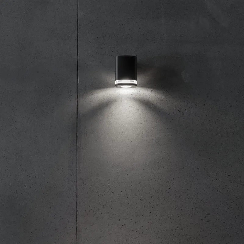 applique-exterieure-ip54-noire-simple-gu10-zevi