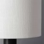 lampe-de-table-pied-socle-porcelaine-noire-culot-e27-abat-jour-blanc