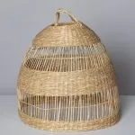 abat-jour-suspension-cloche-fibres-diametre-36cm