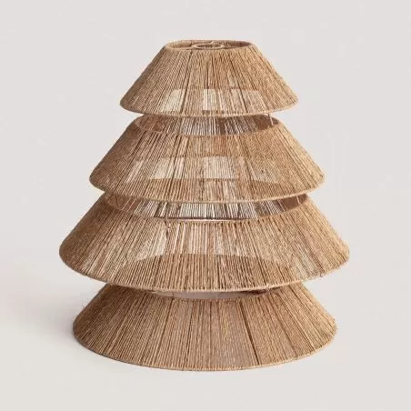 abat-jour-suspension-cloche-fibres-diametre-36cm