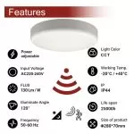 plafonnier-led-detecteur-hf-ip44-3-puissances-et-5-teintes-ajustable-