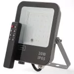 projecteur-led-30w-avec-detecteur-de-mouvement-invisible-telecommandeelecommande