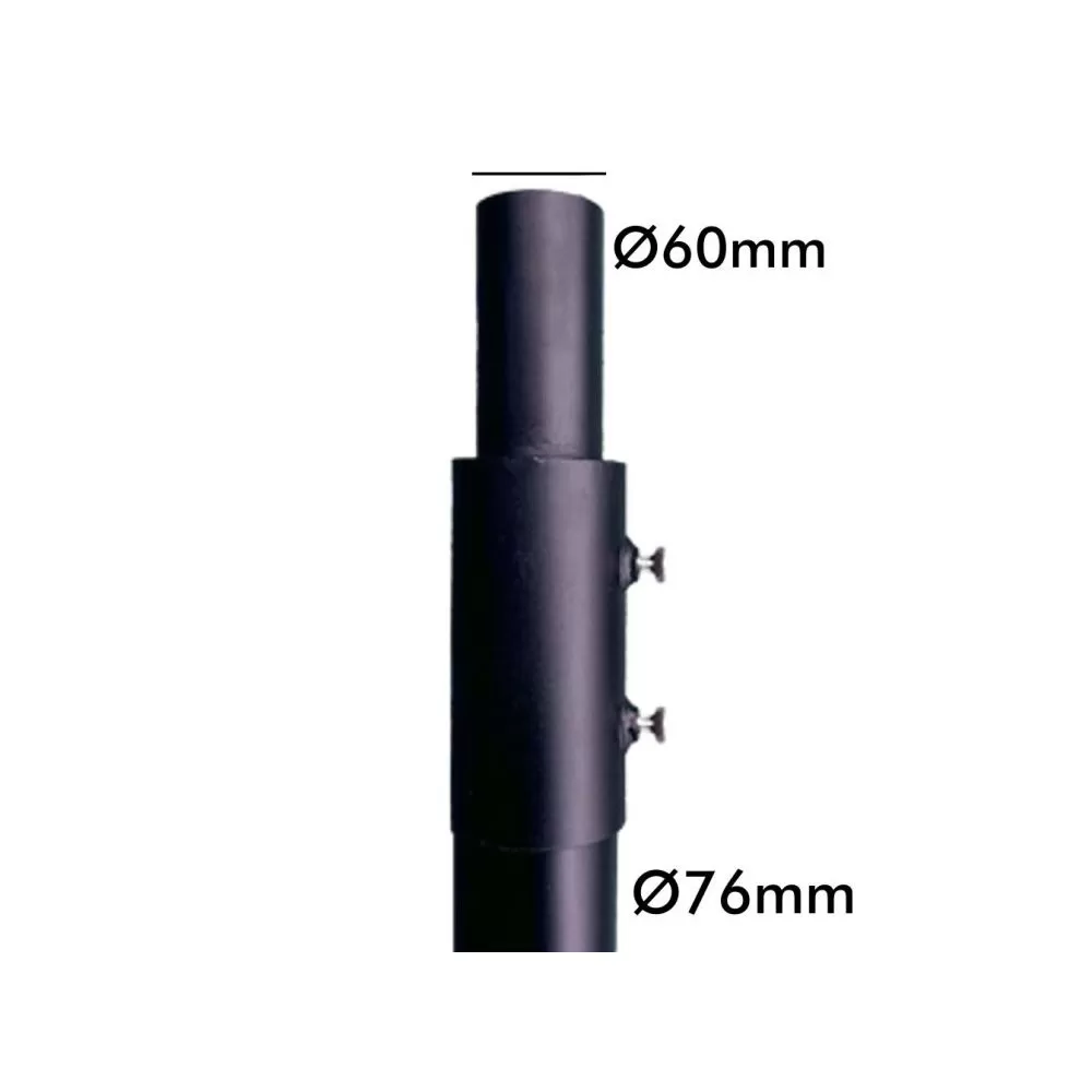 mat-poteau-4-metres-pour-tete-tete-visser-eclairage-public-noir
