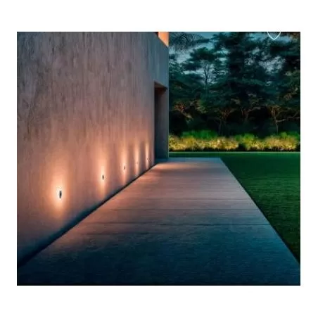 balisage-exterieur-rond-noir-2w-led-mural-200-lumens-etanche-ip65