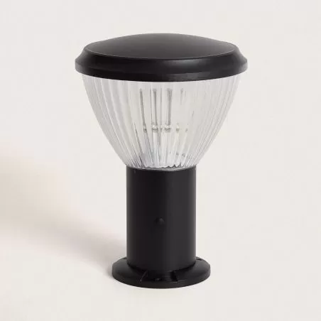 borne-led-balise-noire-35cm-ip65-culot-e27