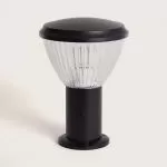 borne-led-balise-noire-35cm-ip65-culot-e27