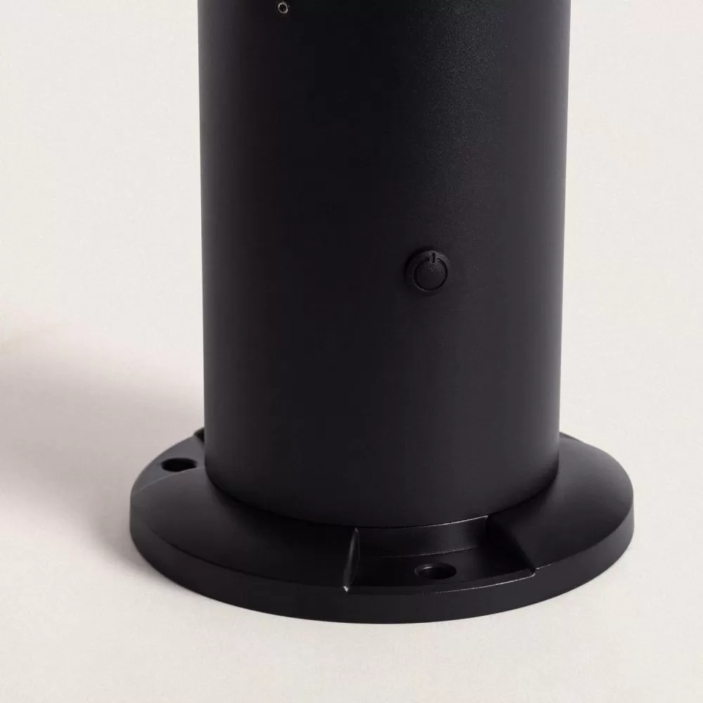 borne-led-balise-noire-35cm-ip65-culot-e27