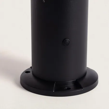 borne-led-balise-noire-35cm-ip65-culot-e27