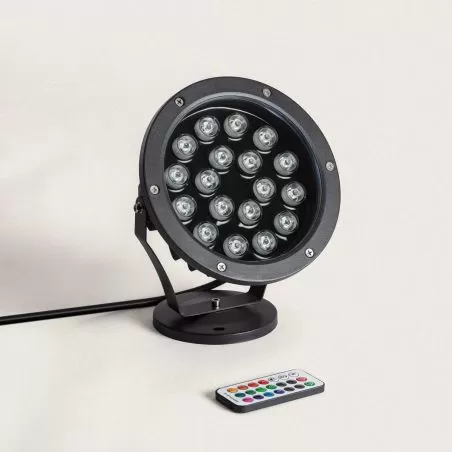 projecteur-spot-36w-led-rgb-220v-ip67-sur-pied-inox-jardin-rocaille-et-massif
