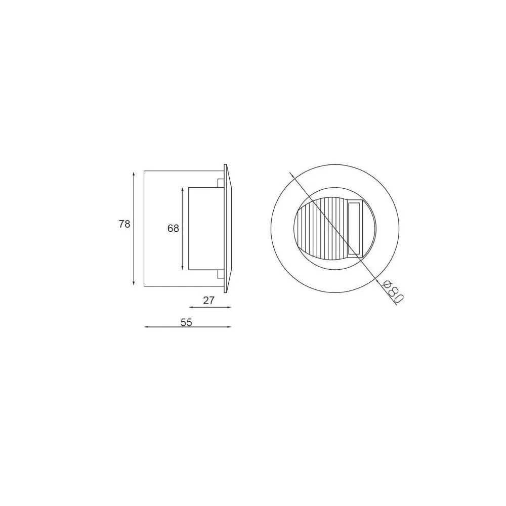 spot-balisage-rond-gris-12w-led-encastrable-escalier-mur-