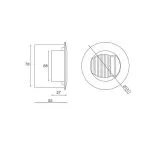 spot-balisage-rond-gris-12w-led-encastrable-escalier-mur-