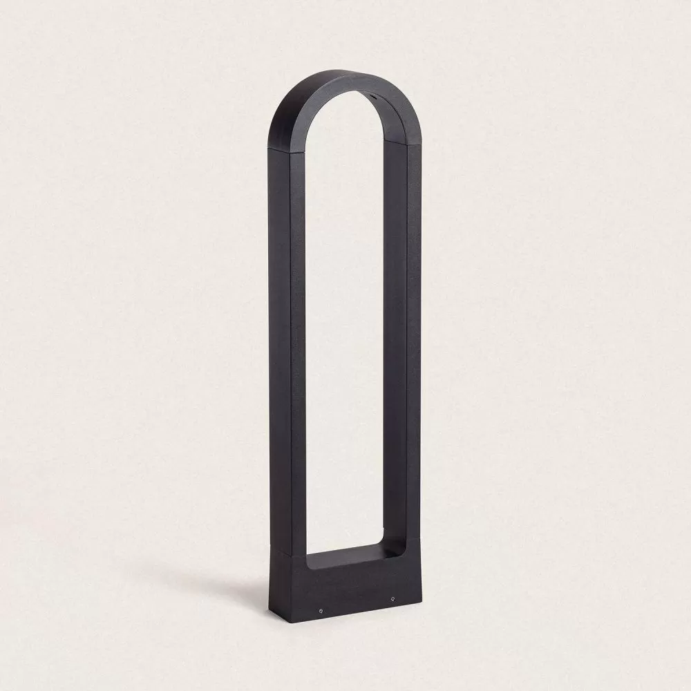 borne-led-balise-noire-60cm-arches-ip65-600lm-3000k