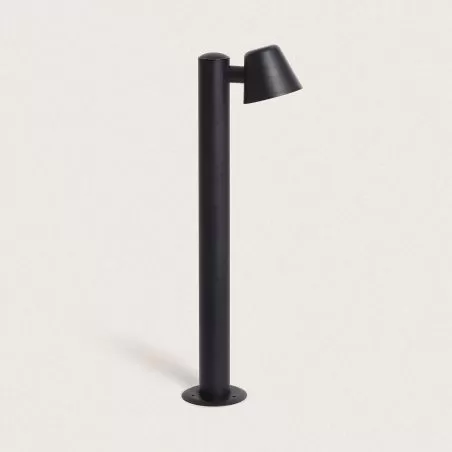 borne-balise-exterieure-70cm-noire-culot-gu10