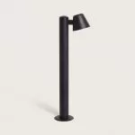 borne-balise-exterieure-70cm-noire-culot-gu10