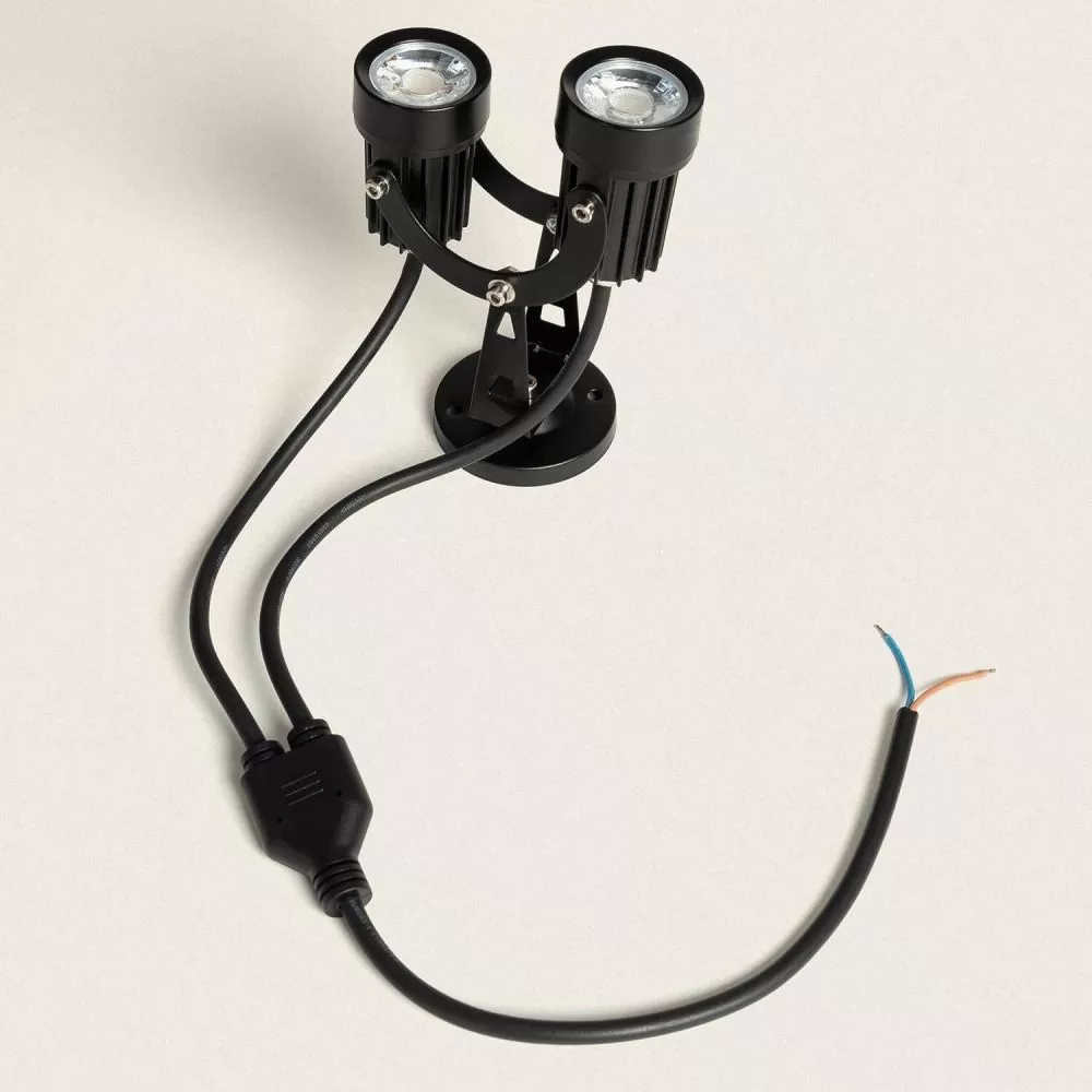 double-spots-projecteur-exterieur-eclairage-led-6w-2700k-ip65
