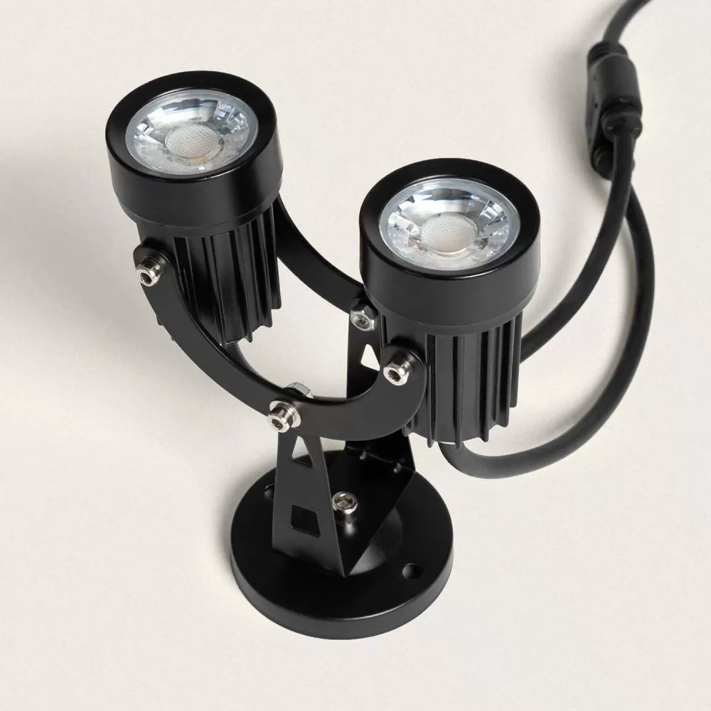 double-spots-projecteur-exterieur-eclairage-led-6w-2700k-ip65