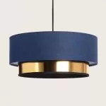 suspension-abat-jour-tissu-culot-e27-bleu-et-dore