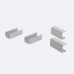 Profilé Aluminium ruban encastrable de sol avec diffuseur Continu pour Ruban LED