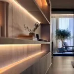 Profilé Aluminium ruban encastrable de sol avec diffuseur Continu pour Ruban LED