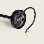 borne-tige-noire-60cm-led-6w-exterieur-rocaille-jardin