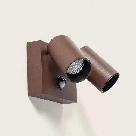 applique-exterieure-detecteur-led-18w-cct-double-spots-orientable-tube-ip65