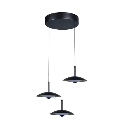 suspension-led-24w-cct-triple-disques-noir-30cm-
