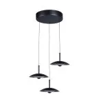 suspension-led-24w-cct-triple-disques-noir-30cm-