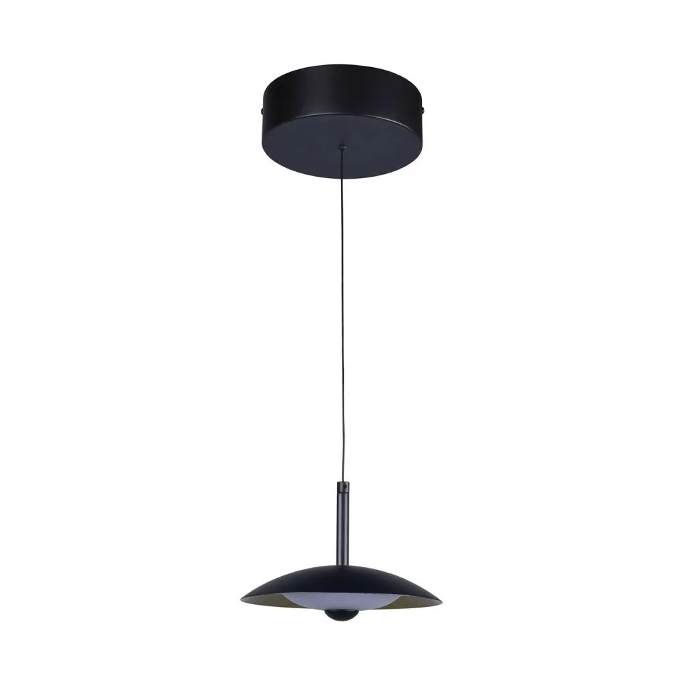 suspension-led-24w-cct-triple-disques-noir-30cm-