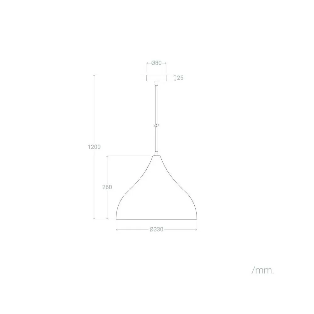 suspension-feutre-orange-33cm-decoration-modern-culot-e27