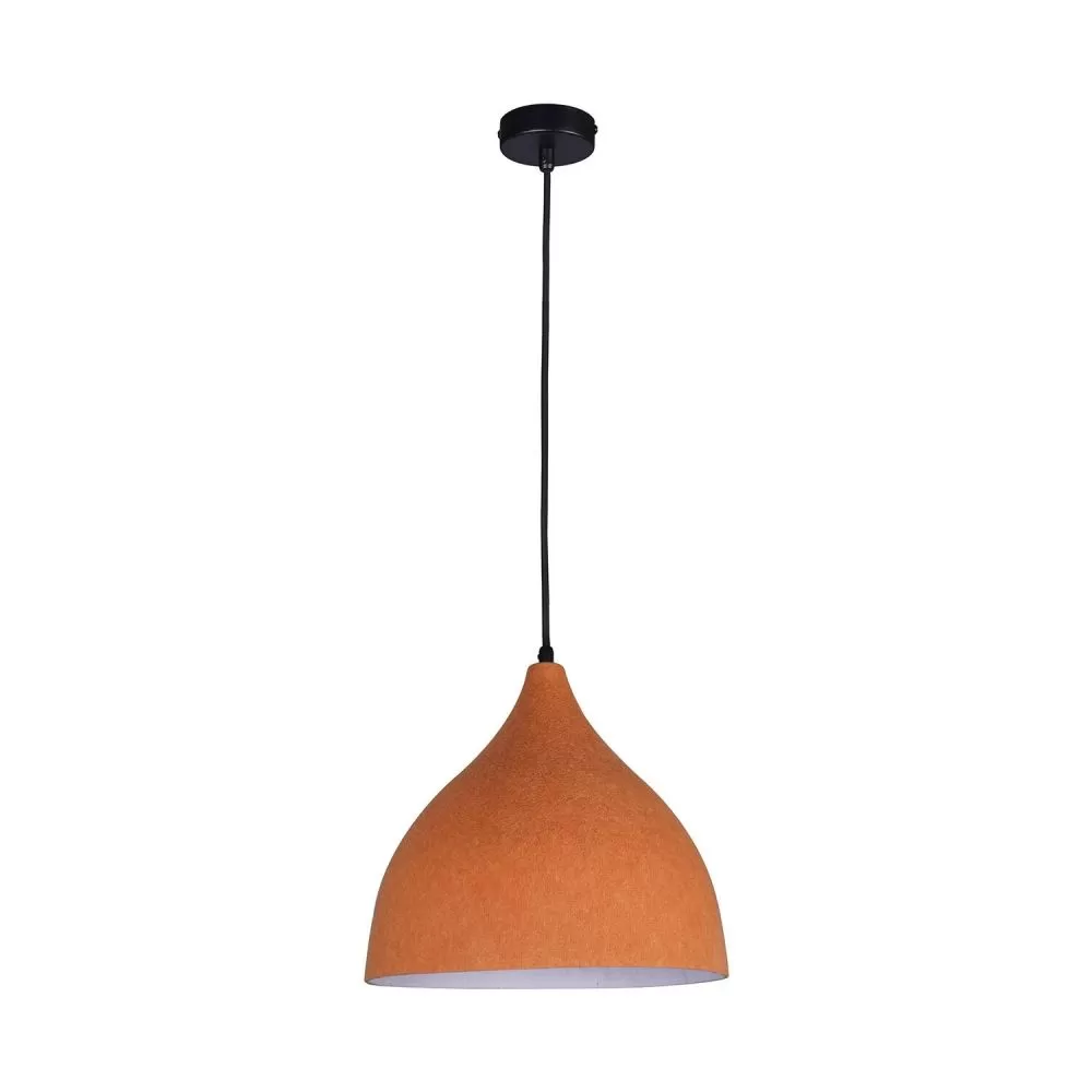 suspension-feutre-orange-33cm-decoration-modern-culot-e27