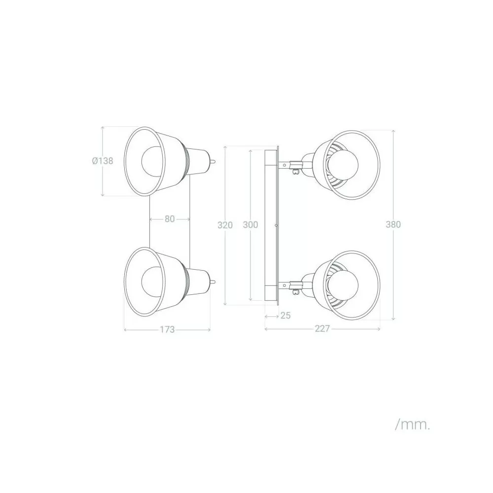 applique-plafonnier-double-patere-orientable-noir-culot-e14-effet-cage