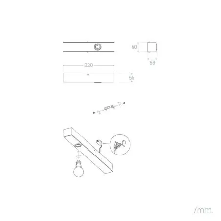 applique-metal-noir-salle-de-bain-ip44-culot-e27