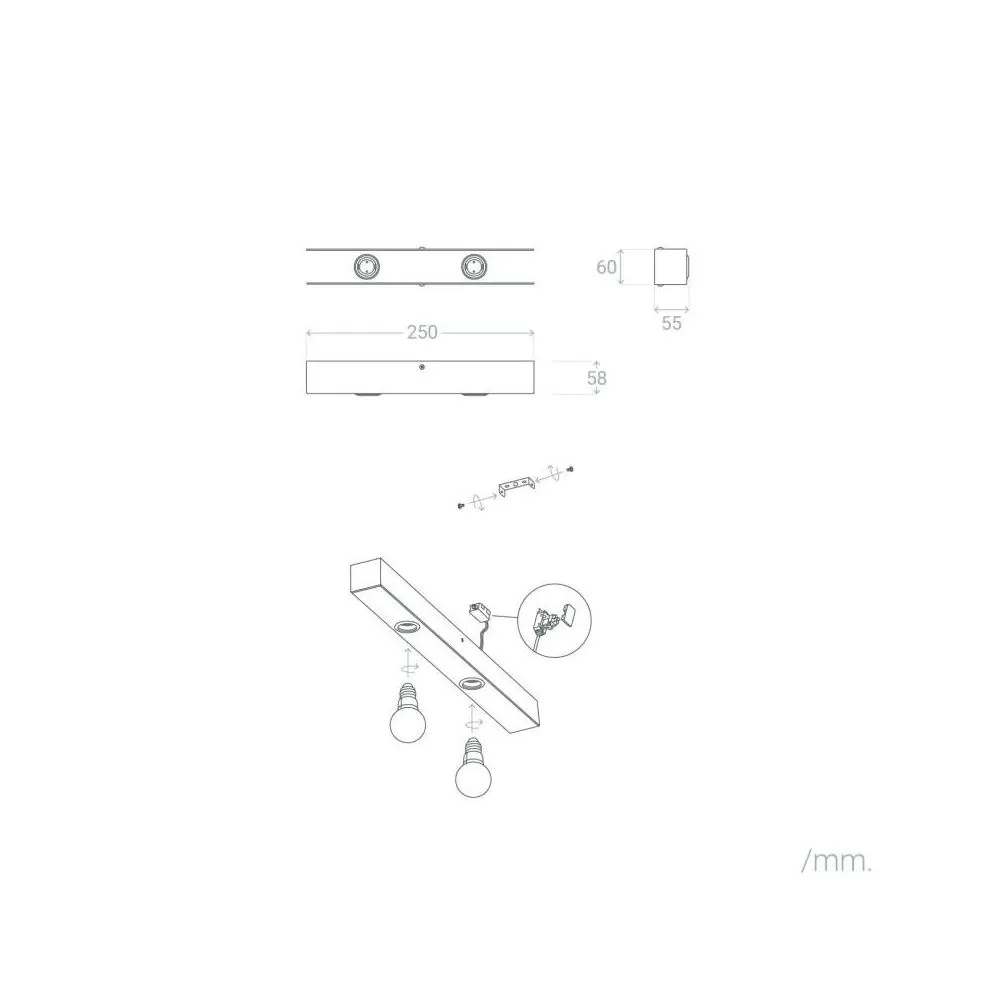 applique-metal-noir-salle-de-bain-ip44-doubles-e27