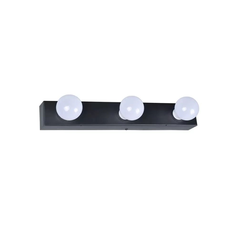 applique-metal-noir-salle-de-bain-ip44-triples-e27