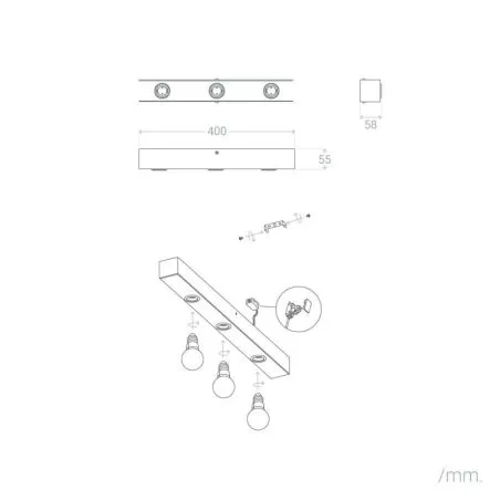 applique-metal-noir-salle-de-bain-ip44-triples-e27