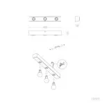 applique-metal-noir-salle-de-bain-ip44-triples-e27