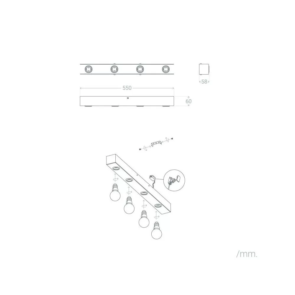 applique-metal-noir-salle-de-bain-ip44-quatres-culot-e27