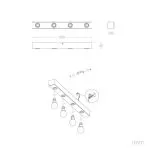 applique-metal-noir-salle-de-bain-ip44-quatres-culot-e27