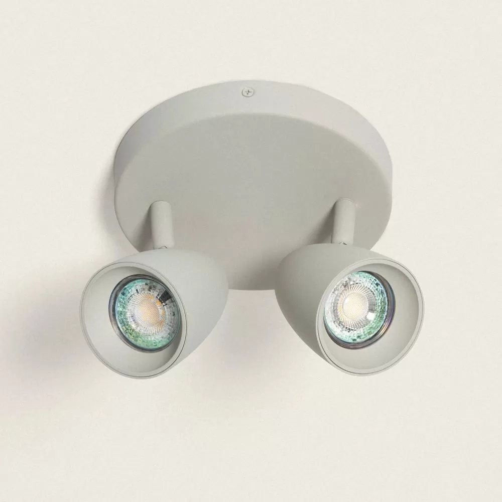 applique-plafonnier-gris-spot-orientable-2x-gu10