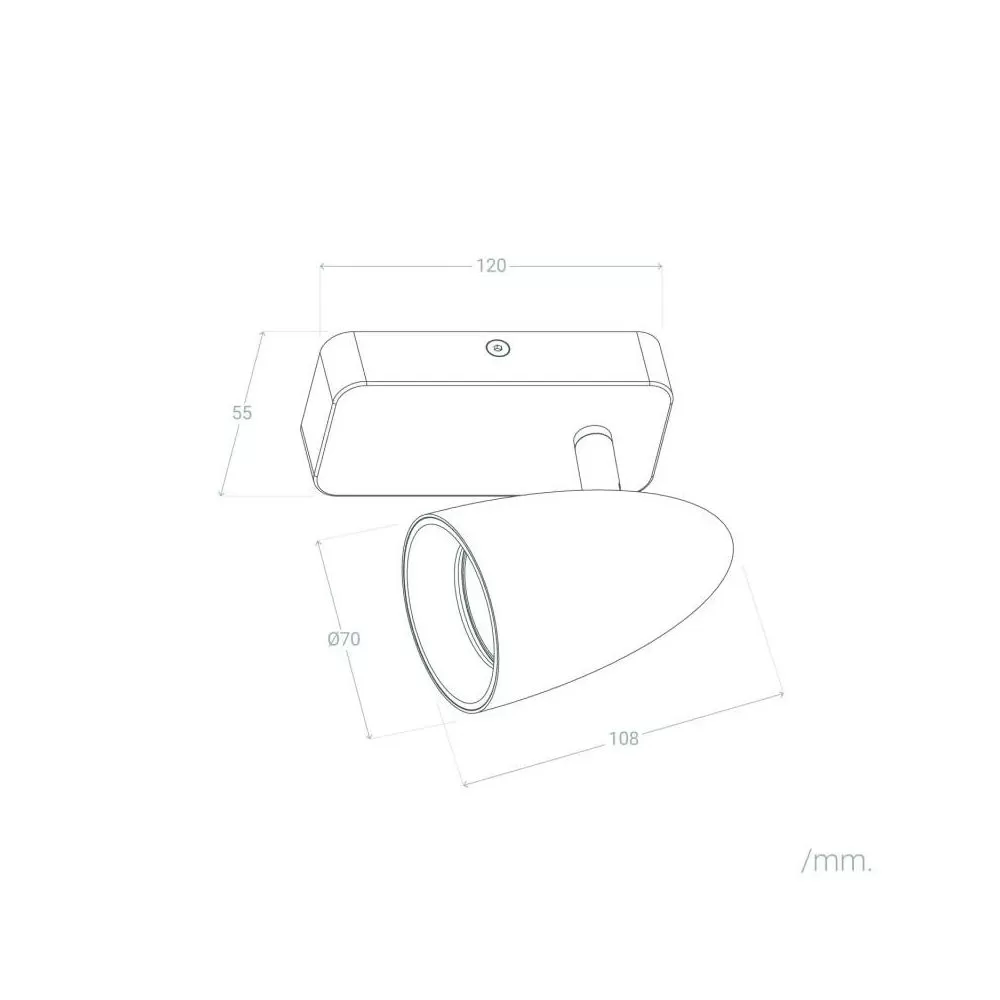 applique-murale-spot-simple-orientable-gu10-etanche-ip65