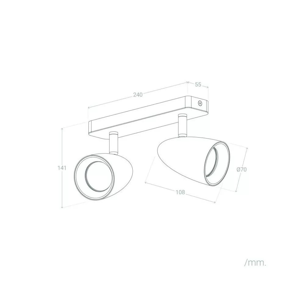 applique-murale-spot-simple-orientable-gu10-etanche-ip65