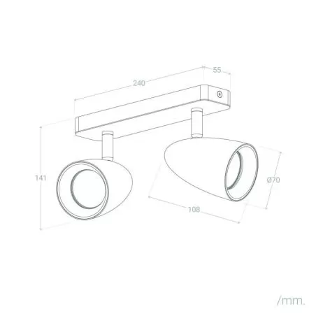 applique-murale-spot-simple-orientable-gu10-etanche-ip65