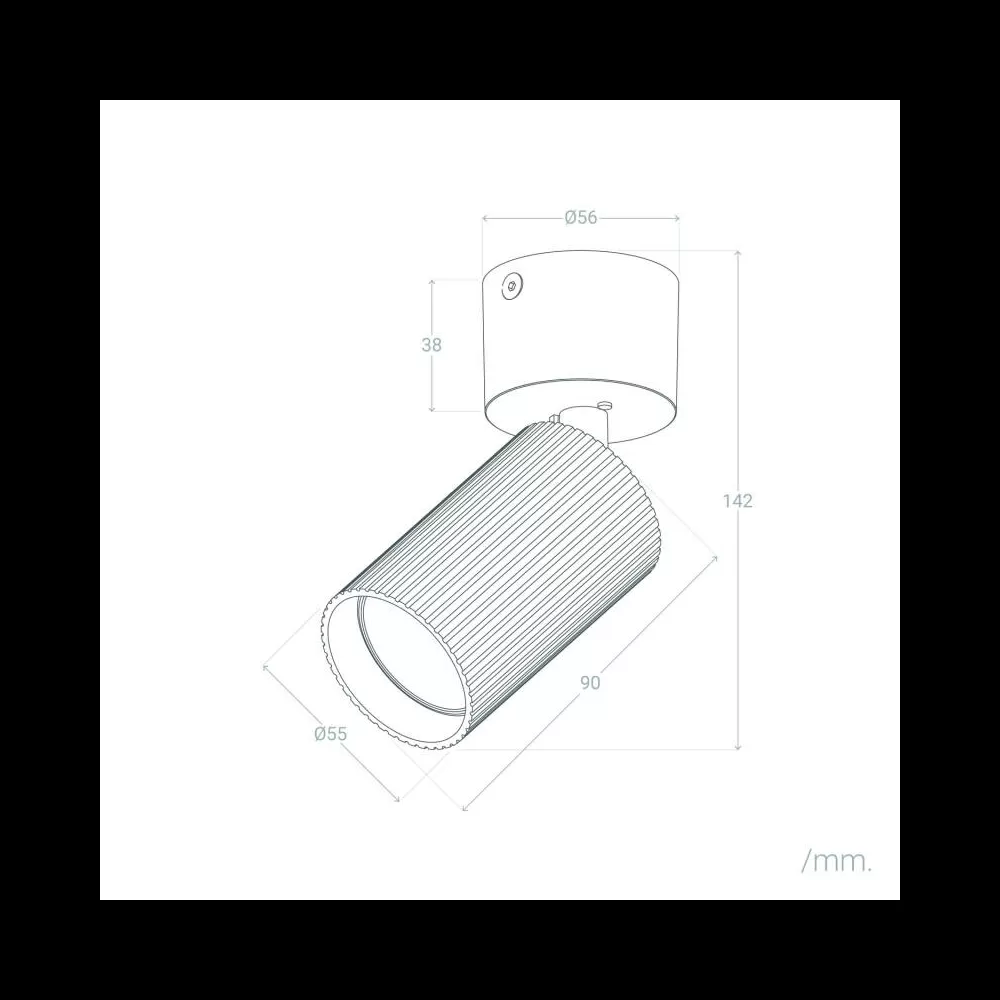 applique-plafonnier-spot-orientable-simple-gu10