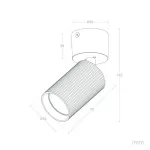 applique-plafonnier-spot-orientable-simple-gu10